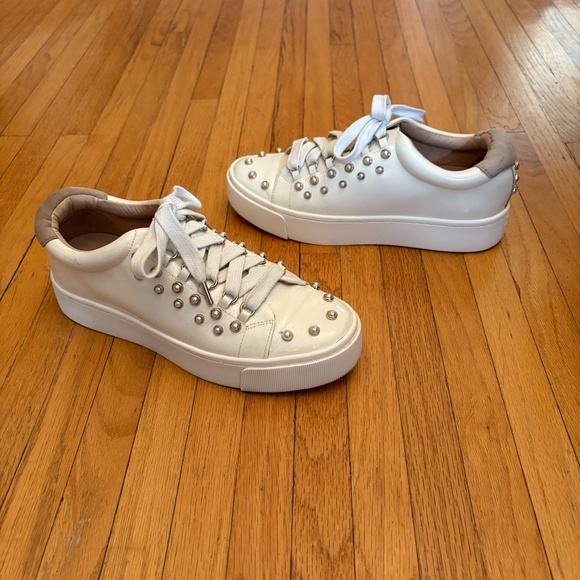 Joie Handan Pearl Studded Sneakers - Picture 5 of 8